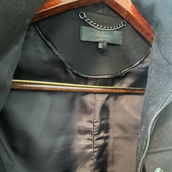 Rag & Bone March Military Virgin Wool Crop Jacket - Picture 8 of 14